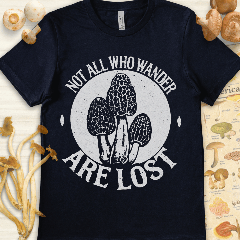 Wander Are Lost Tee Navy