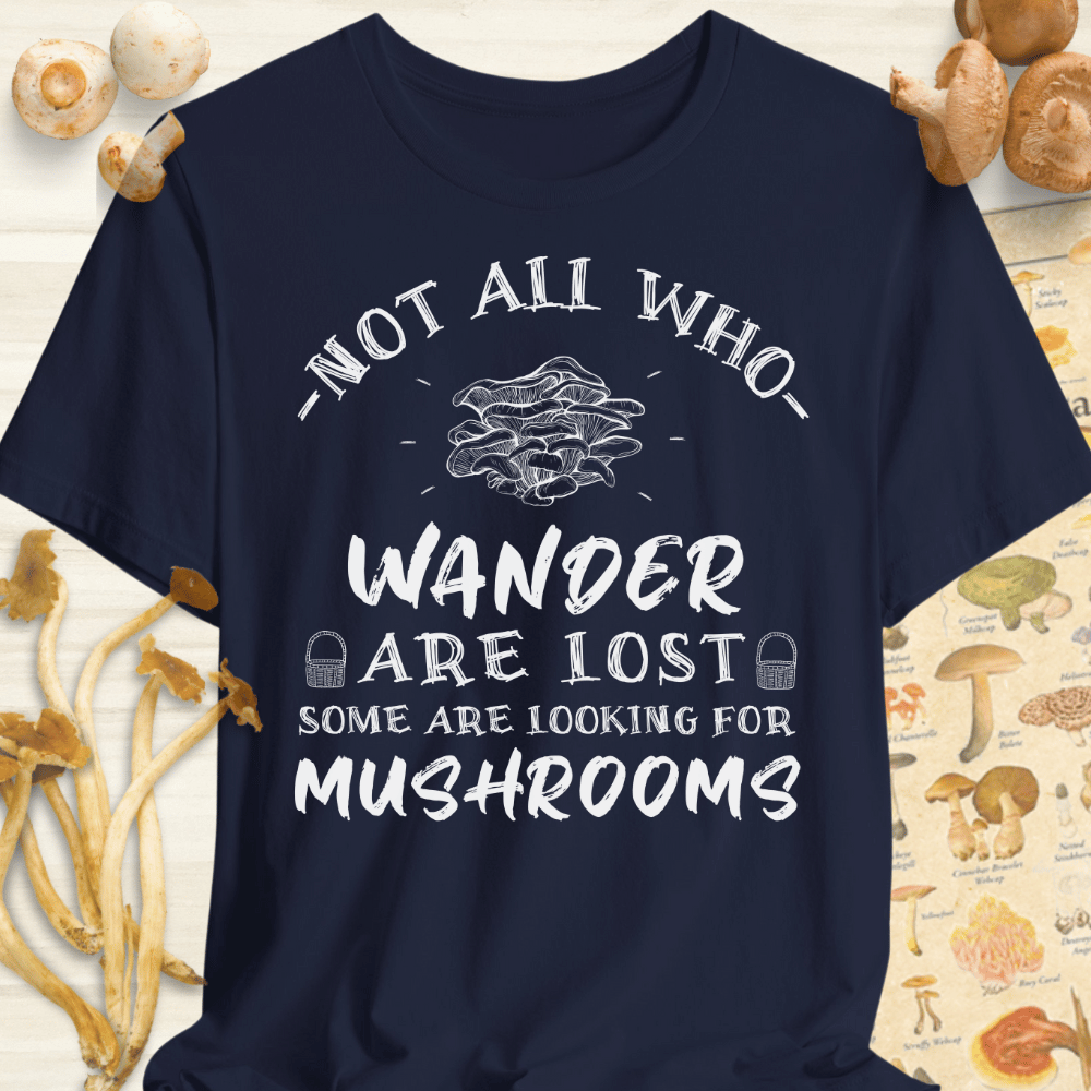 Wander Are Lost Tee Navy