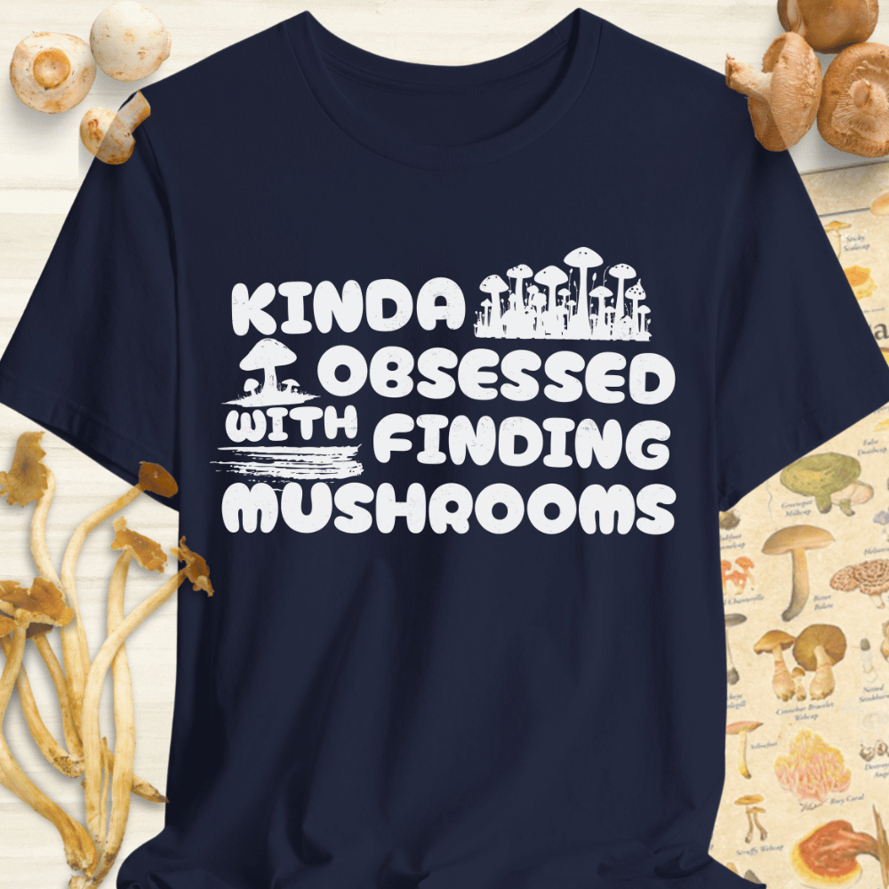 Obsessed Shrooms Tee Navy