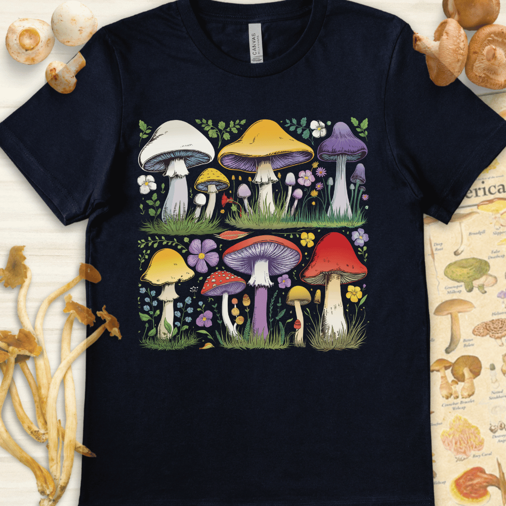 Fungi Fantasy Tee Navy