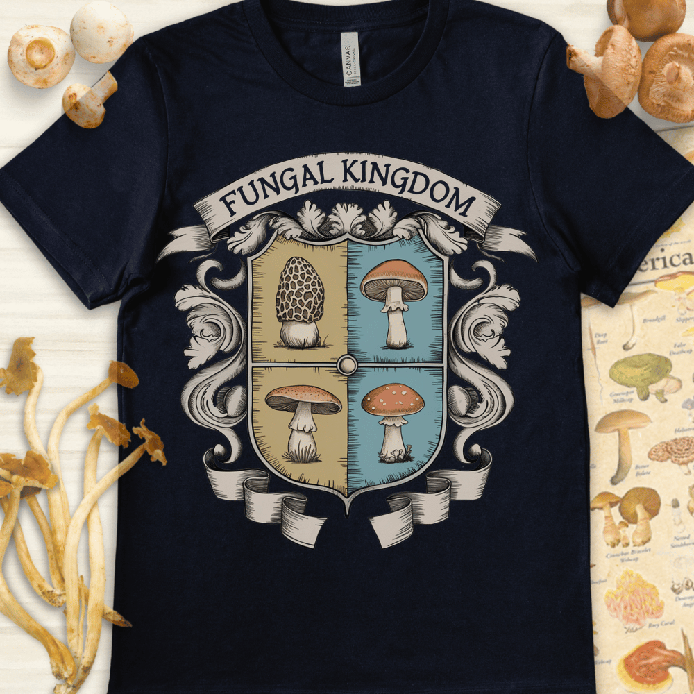 Fungal Kingdom Tee Navy