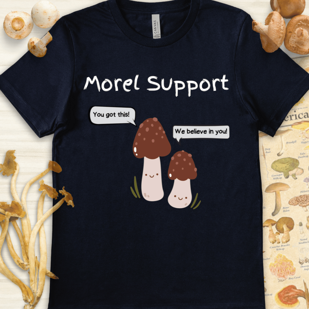 Morel Support Cute Tee Navy