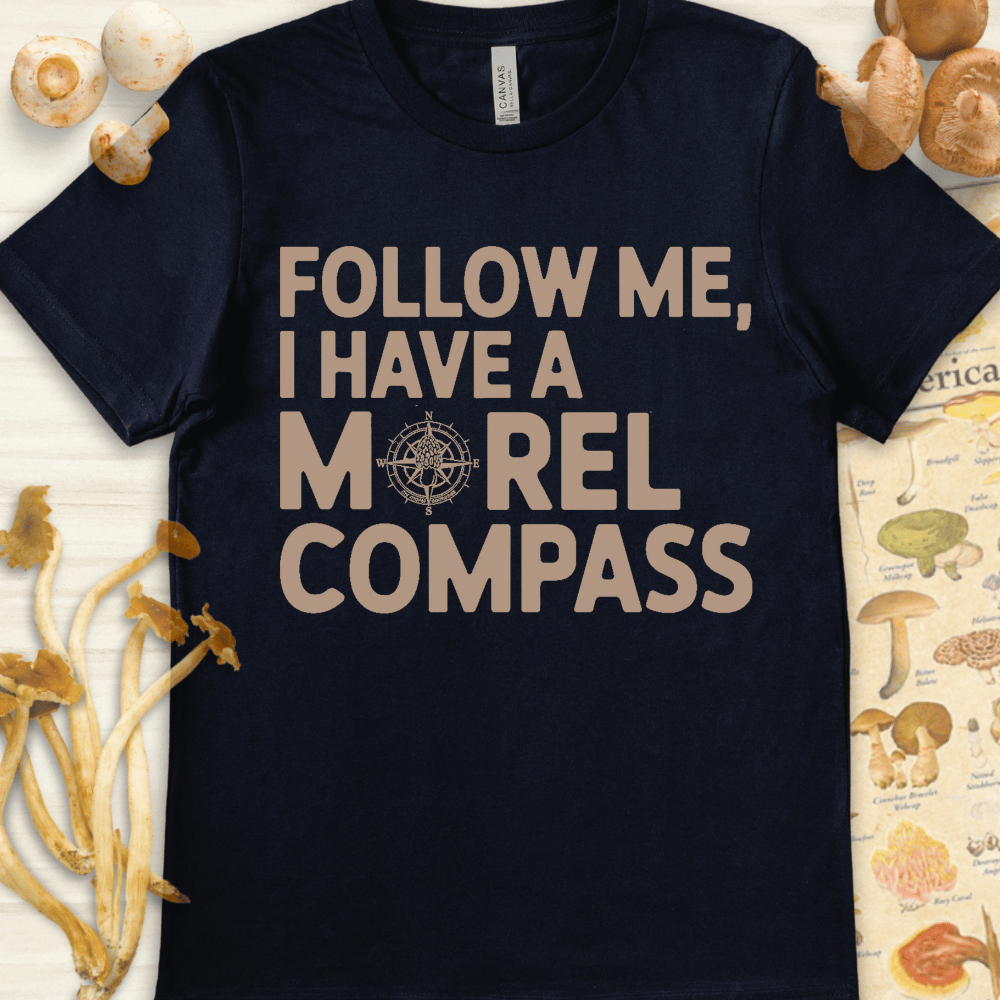 Follow Compass Tee Navy