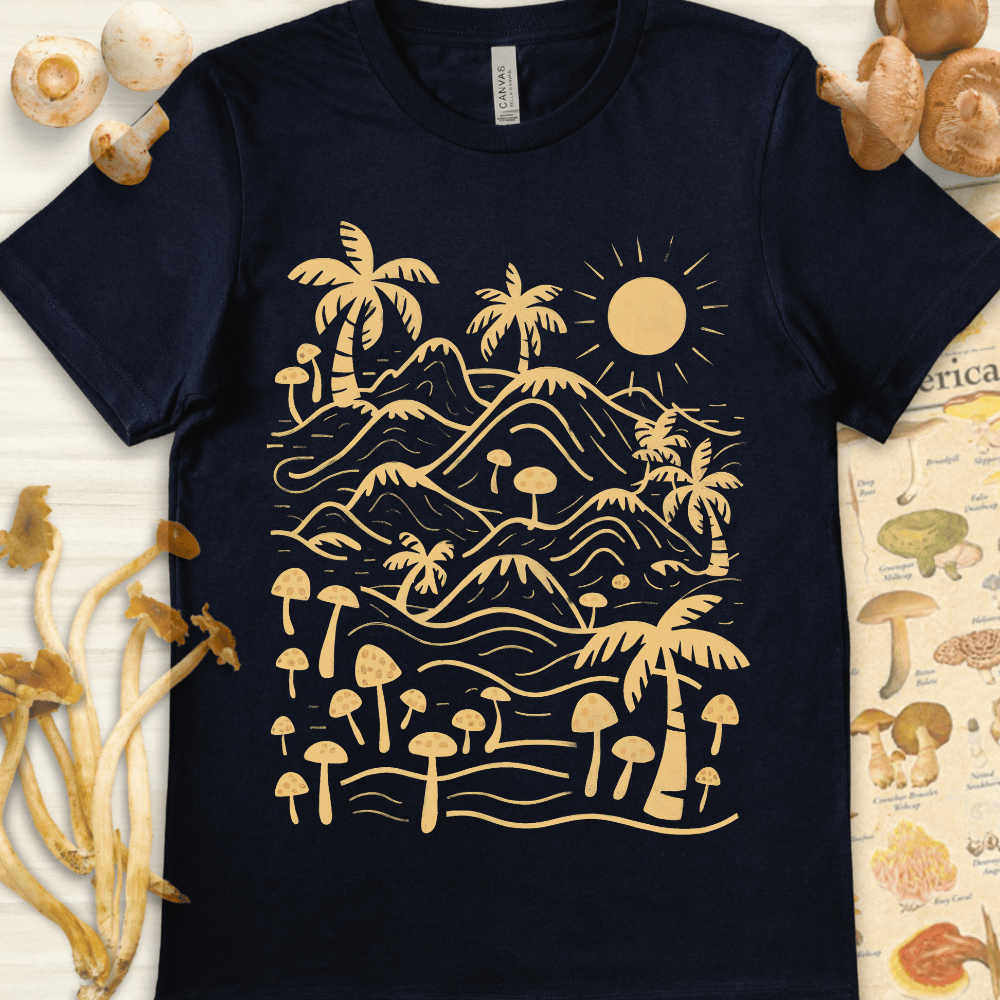 Shroom Paradise Tee Navy