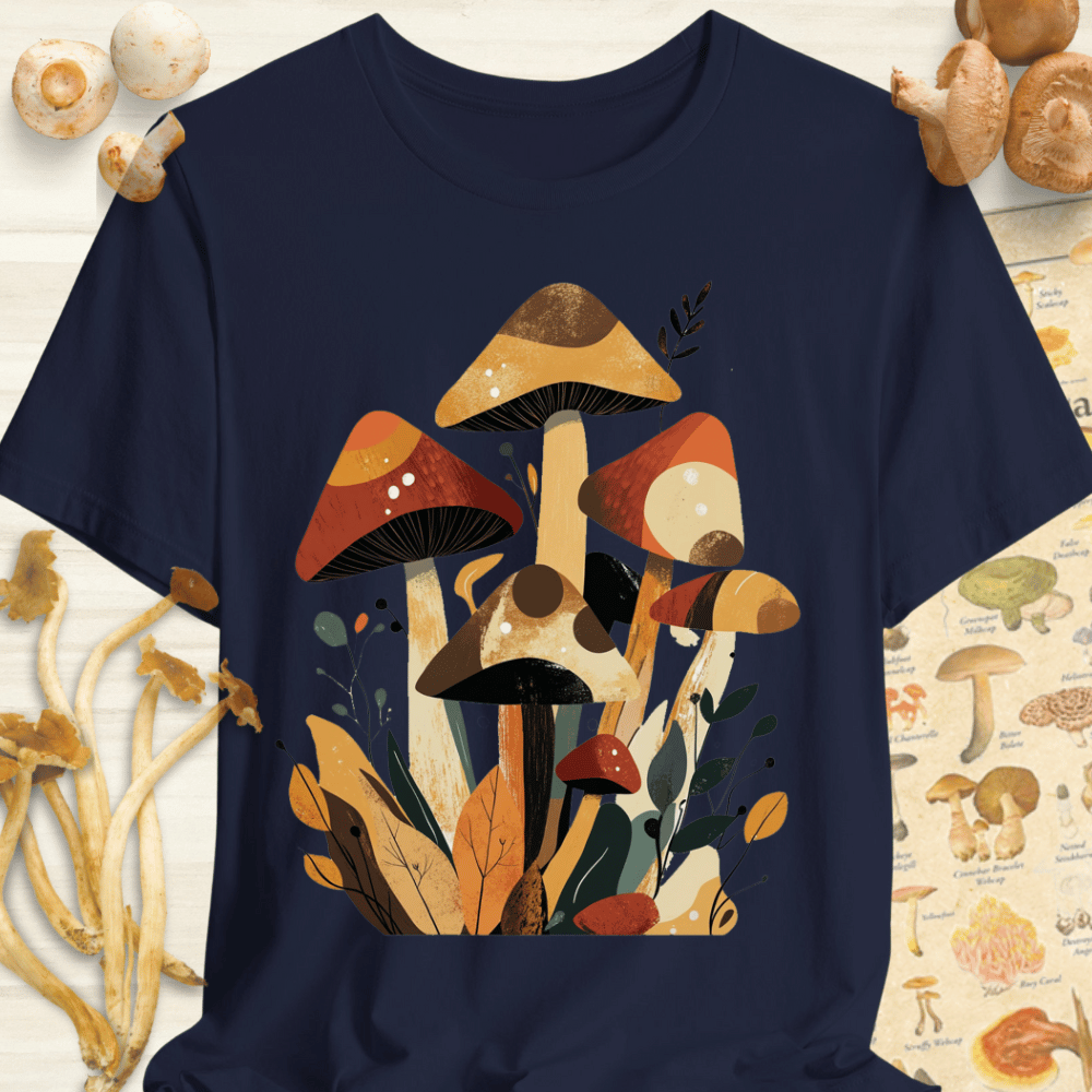 Cubist Forest Tee Navy