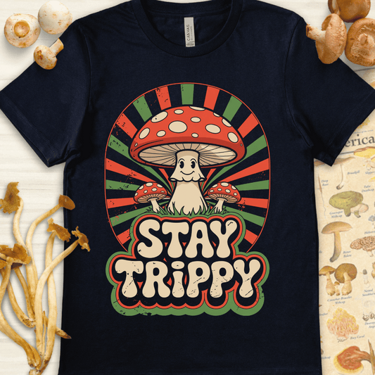 Stay Trippy Tee Navy