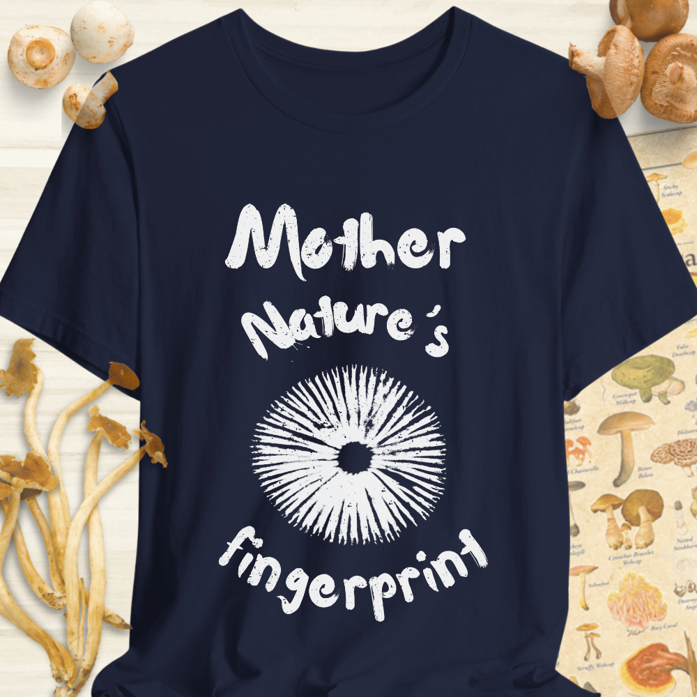 Nature's Fingerprint Tee Navy