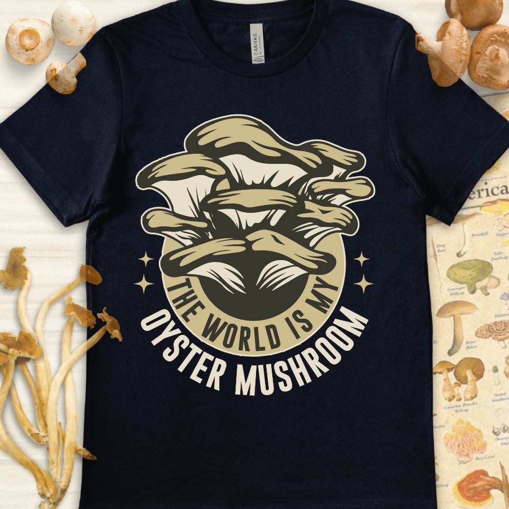 Oyster World Tee Navy