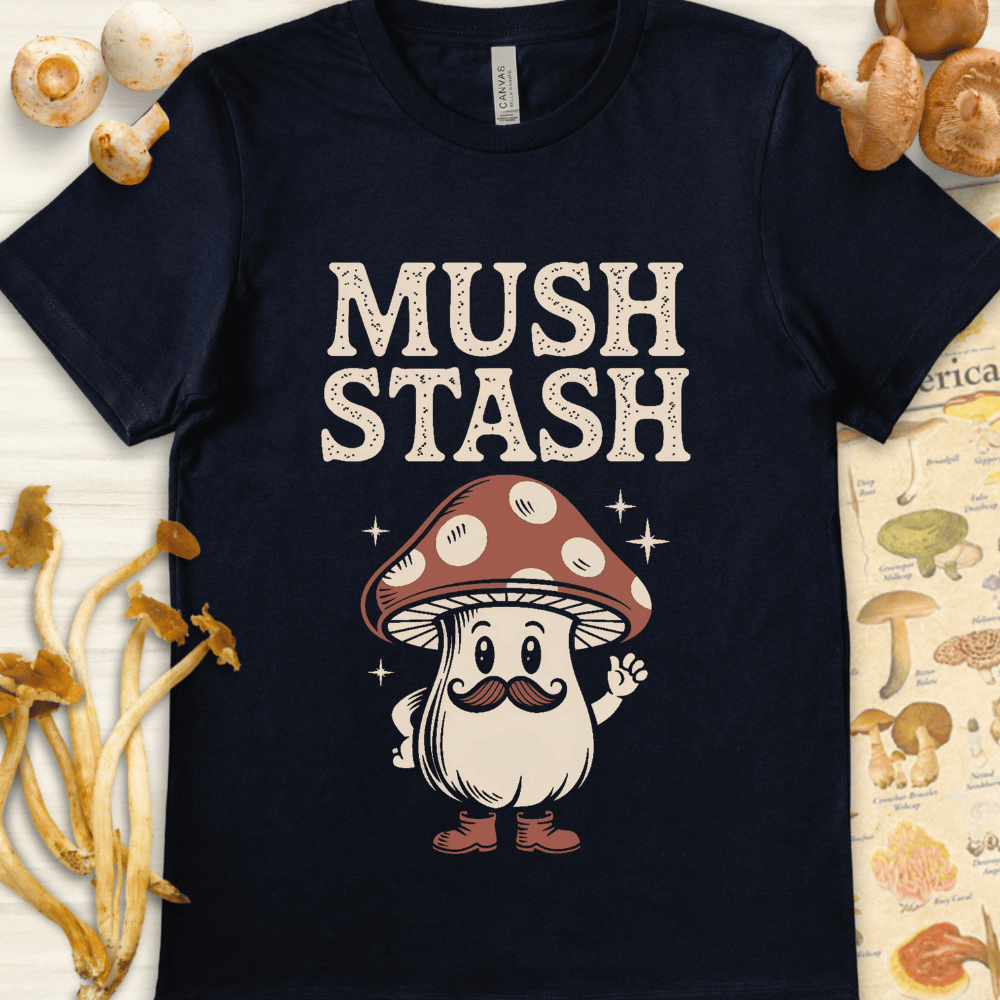 Mush Stash Tee Navy