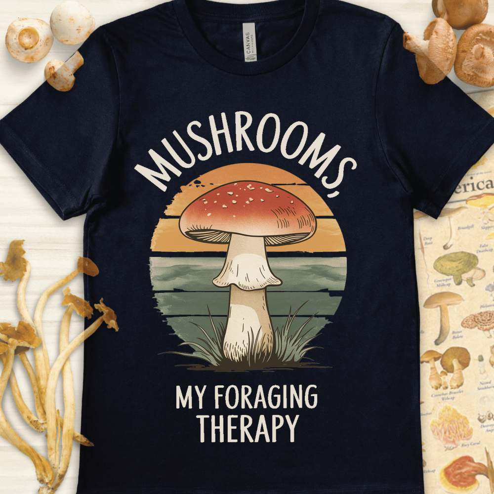 Foraging Therapy Tee Navy
