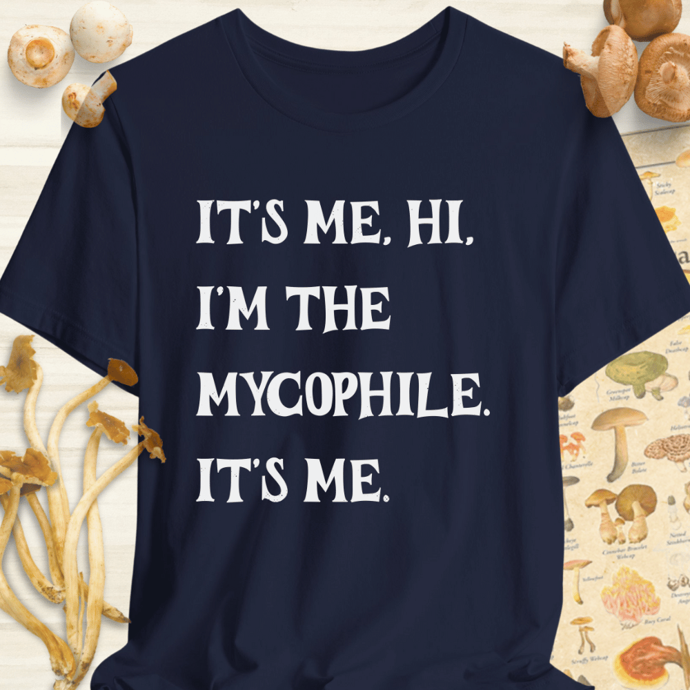 I'm The Mycophile Tee Navy
