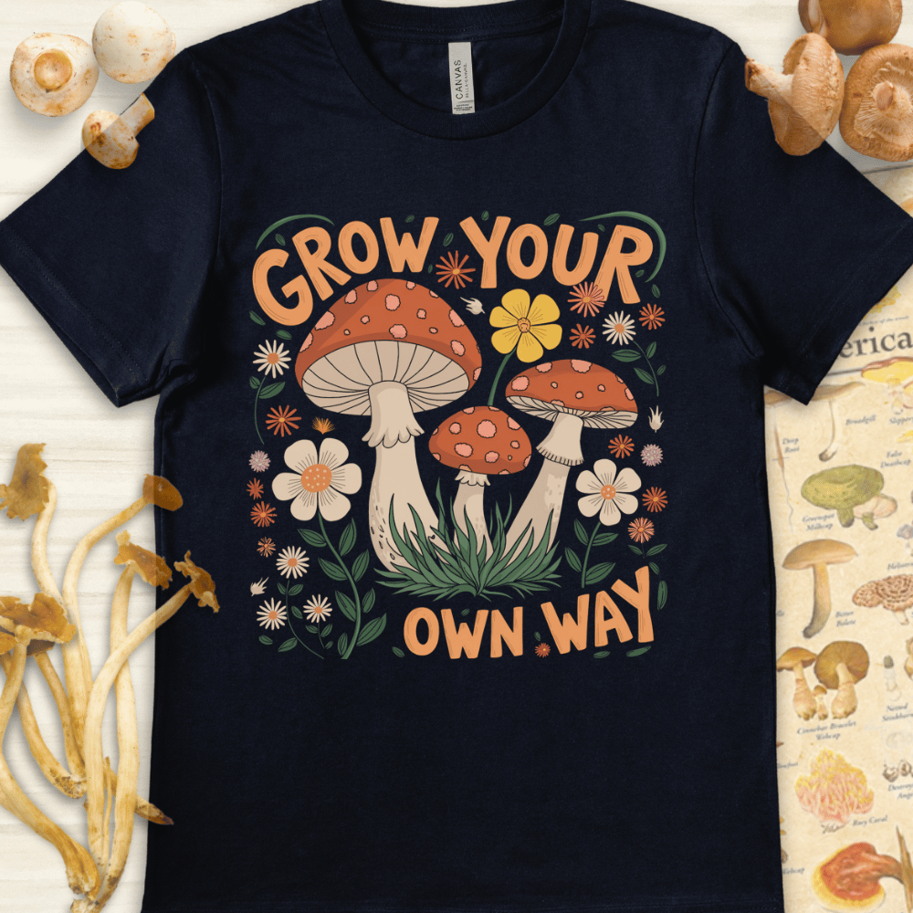 Grow your Own Way Tee Navy