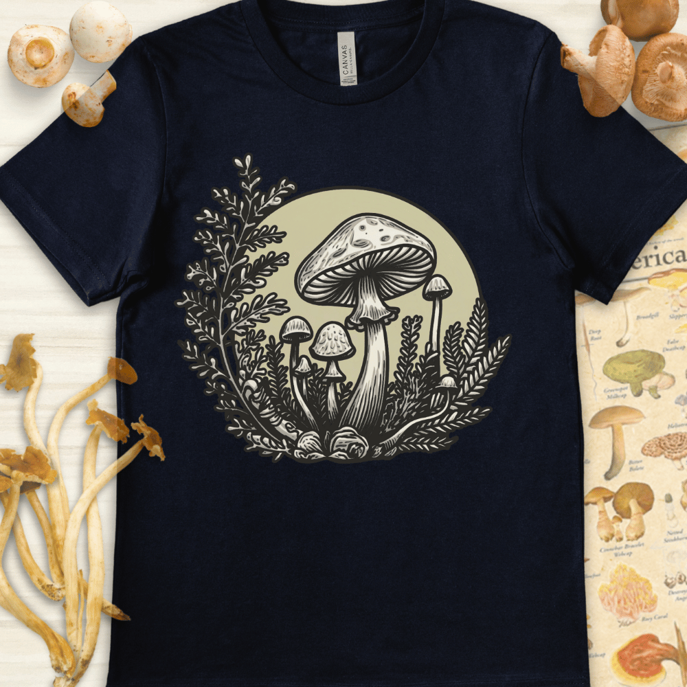 Moonlit Blooms Tee Navy