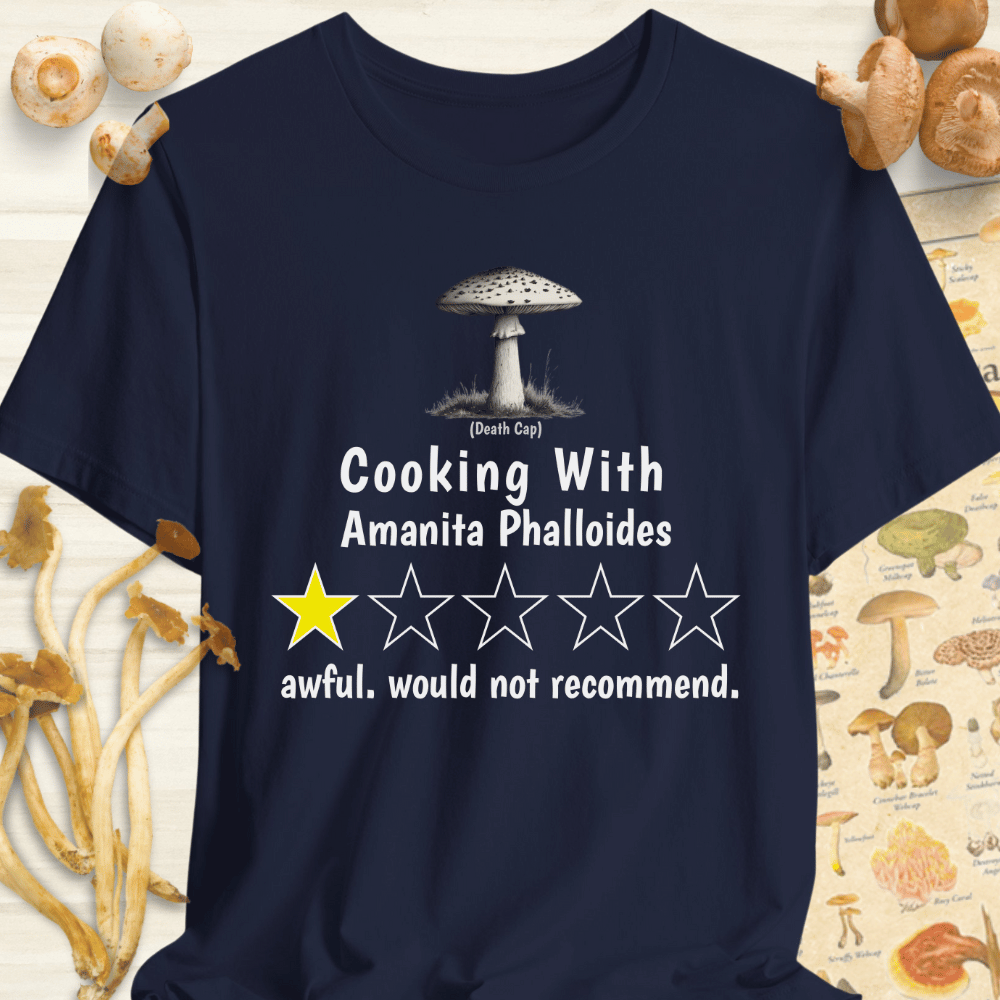 Death Cap 1 Star Tee Navy