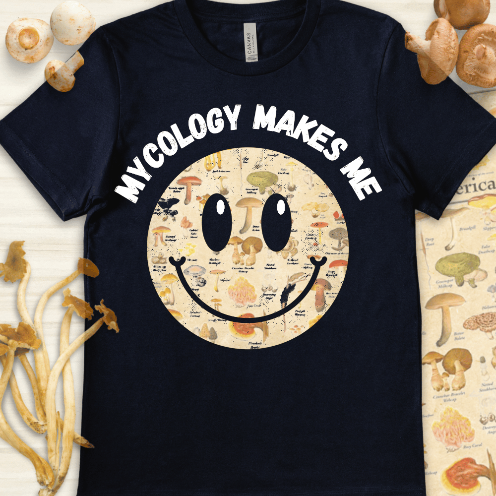 Mycology Makes Me Tee Navy