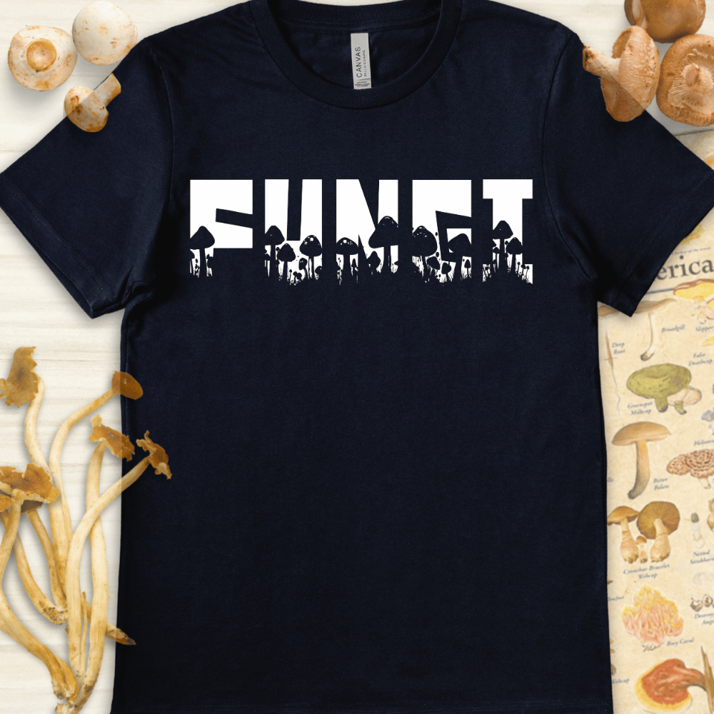 Fungi Shadows Tee Navy