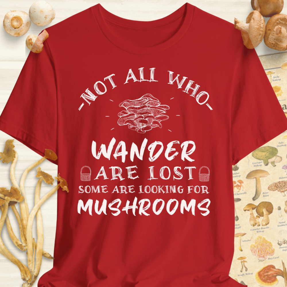 Wander Are Lost Tee Red