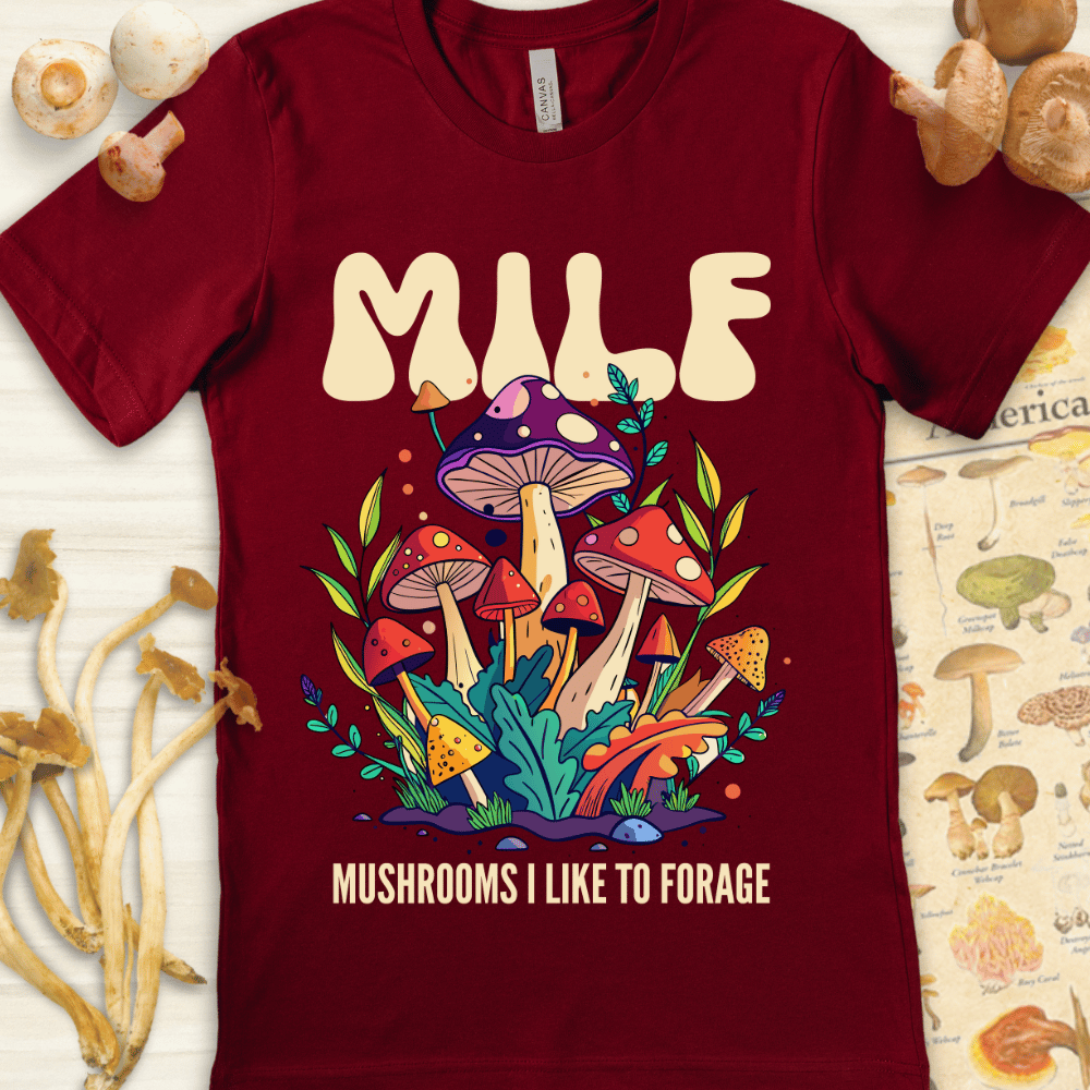 Milf Like To Forage Tee Red