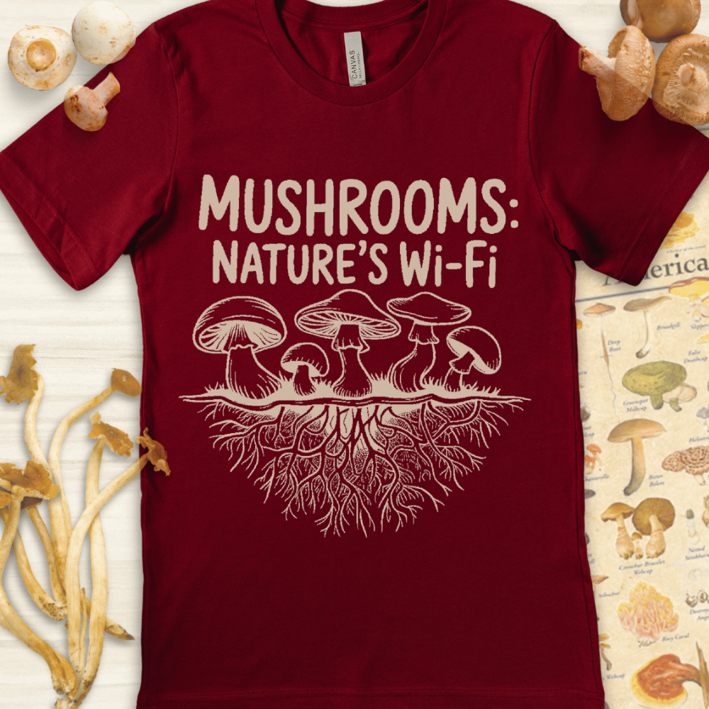 Nature's Wifi Tee Red