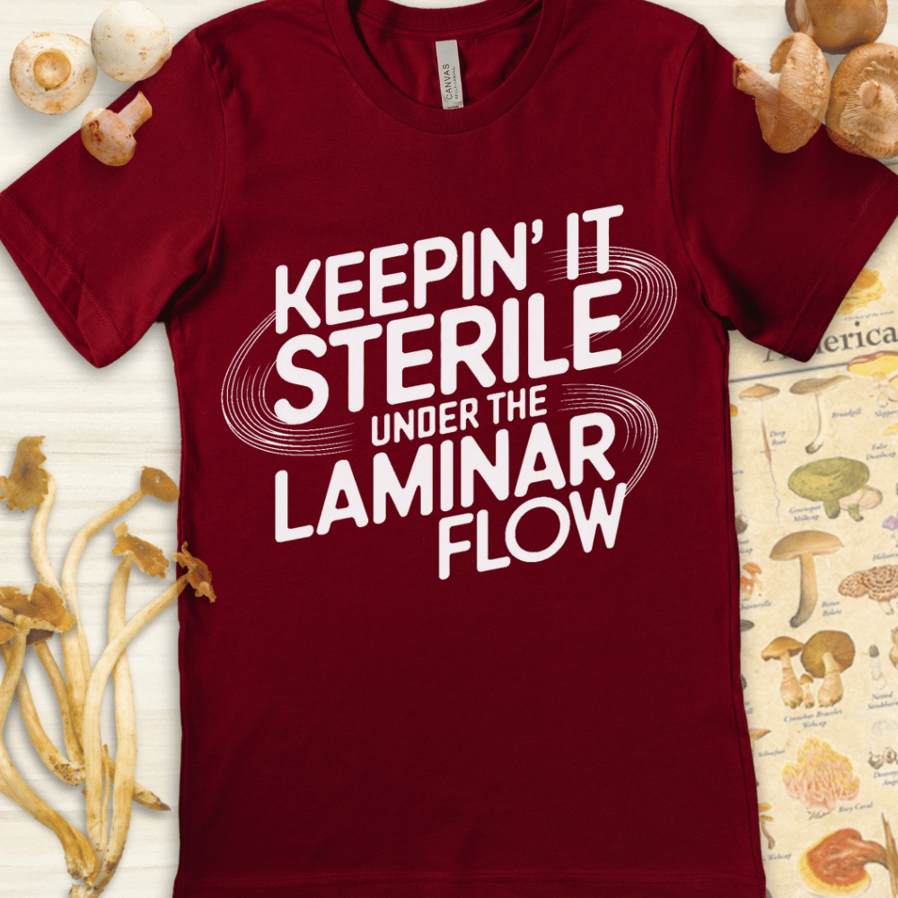 Sterile Laminar Flow Tee Red