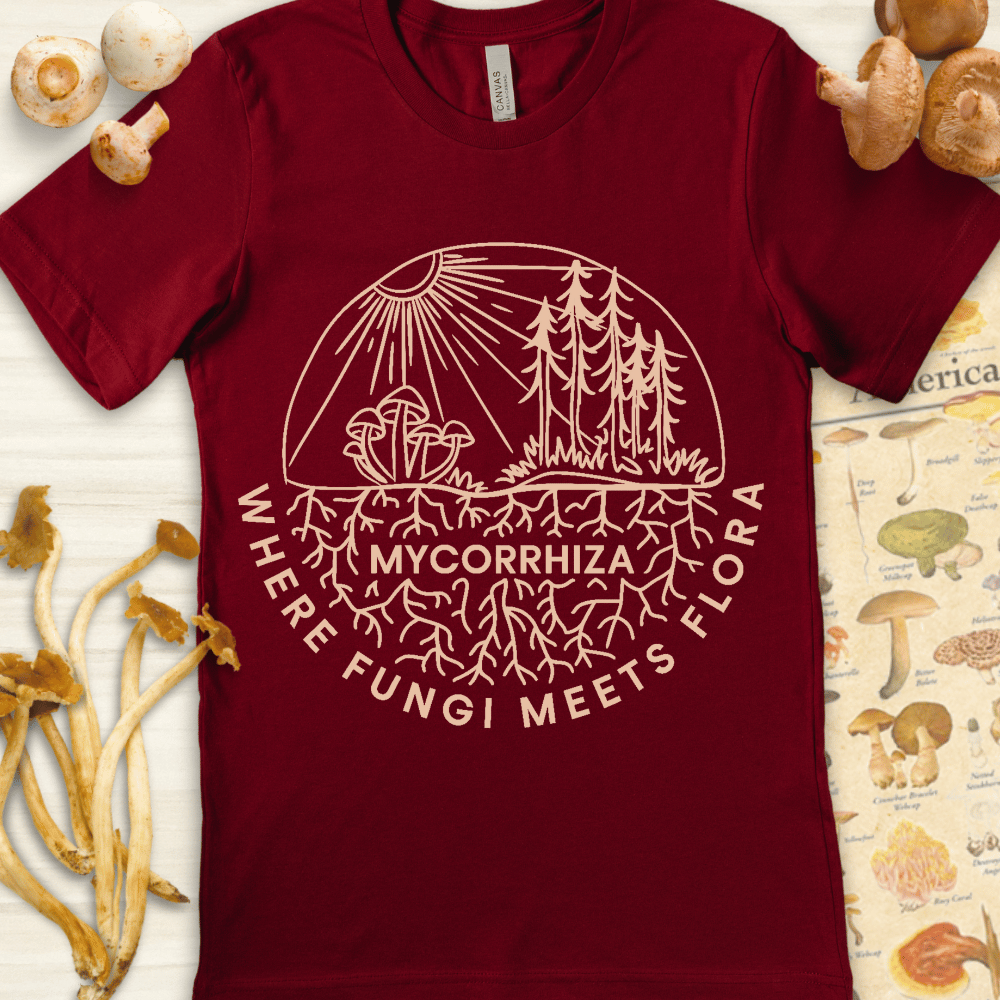 Mycorrhiza Fungi Tee Red