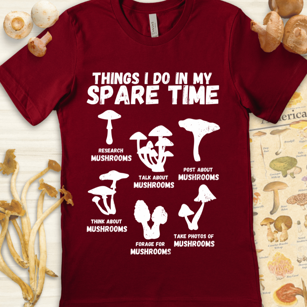 Spare Time Tee Red