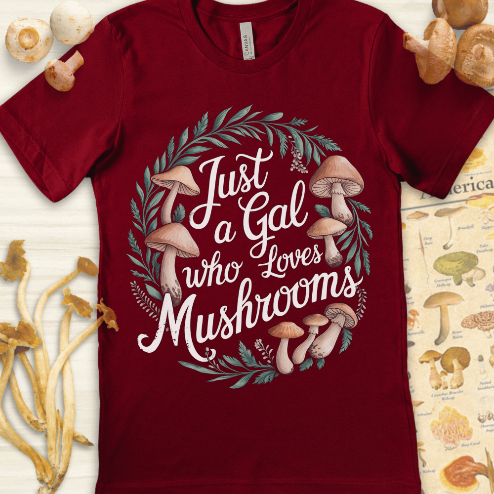 Gal Who Loves Tee Red