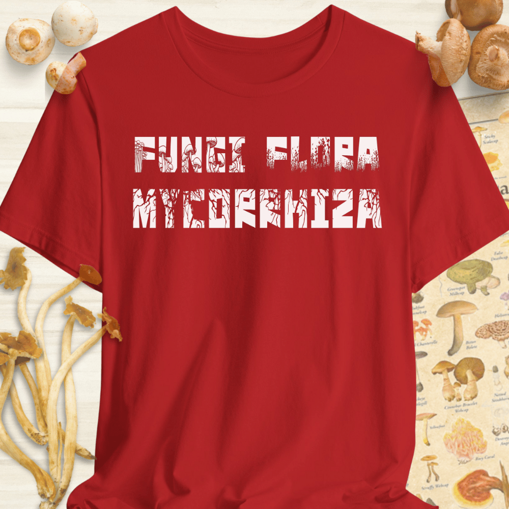 Fungi Flora Tee Red