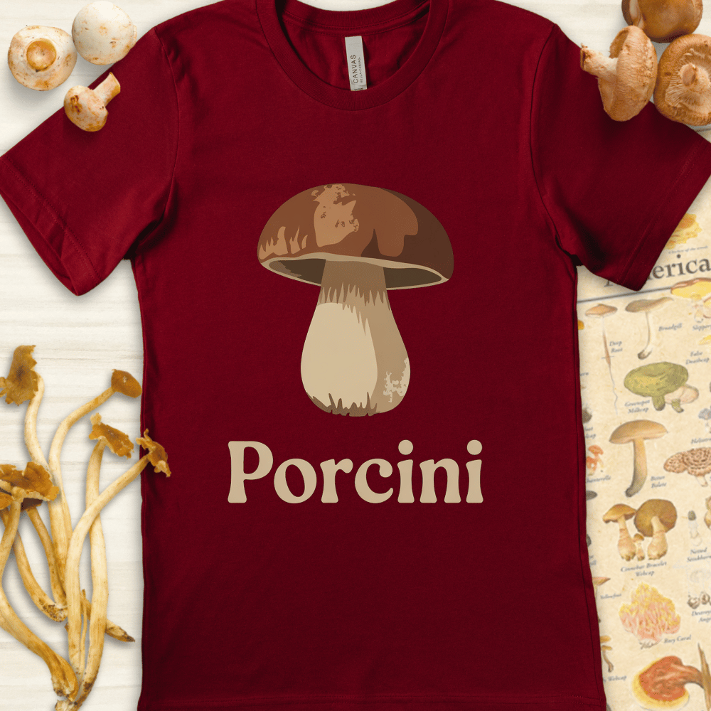 Porcini Tee Red