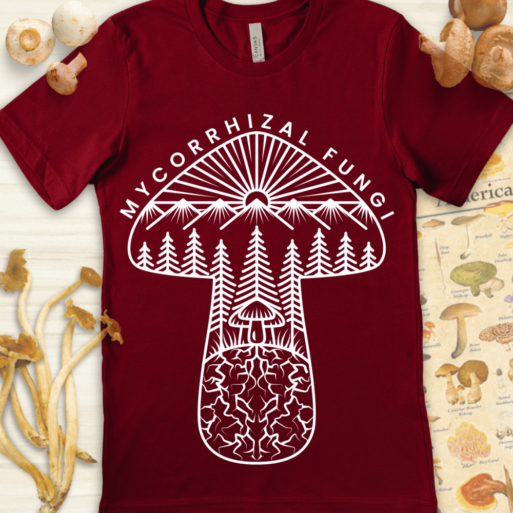 Mycorrhizal Fungi Tee Red
