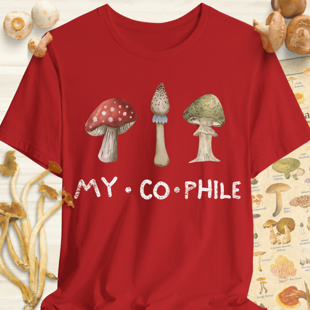 My-co-phile Tee Red