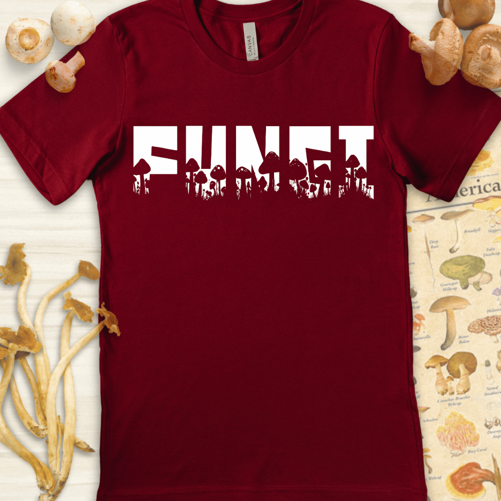 Fungi Shadows Tee Red
