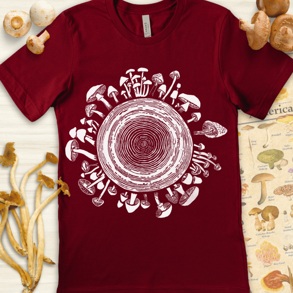 Tree Ring Myco Tee Red