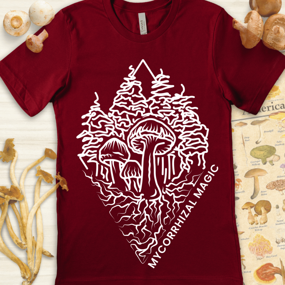 Mycorrhizal Magic Tee Red