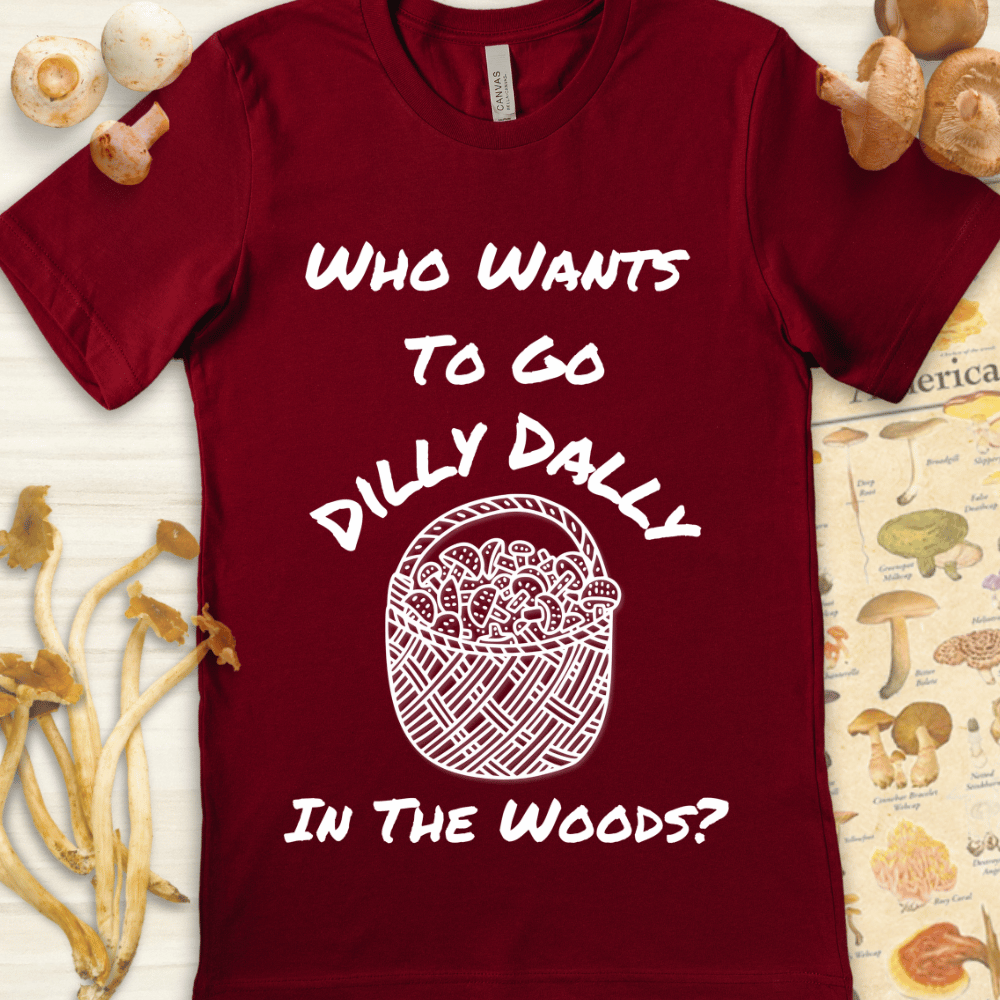 Want to Dilly Dally Tee Red