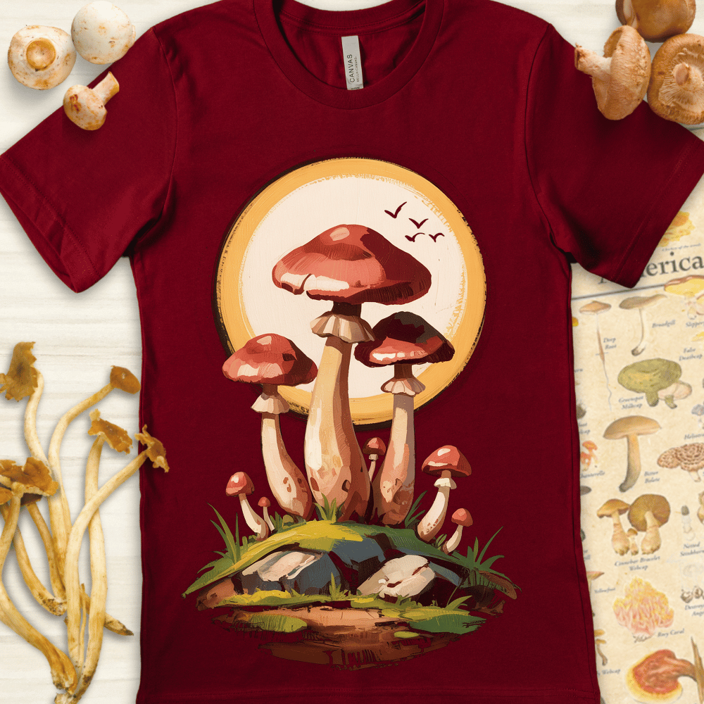 Rocky Fungi Tee Red