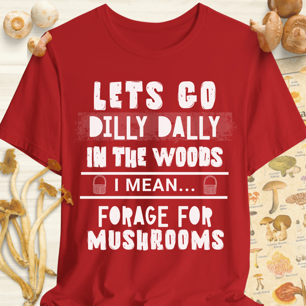 Dilly Dally Foraging Tee Red
