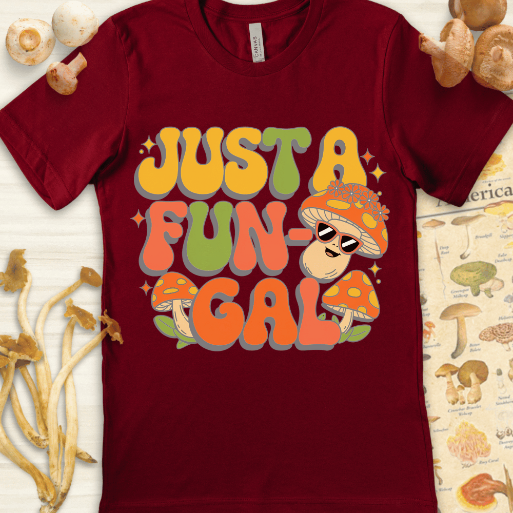 Just A Fun-Gal Cute Tee Red