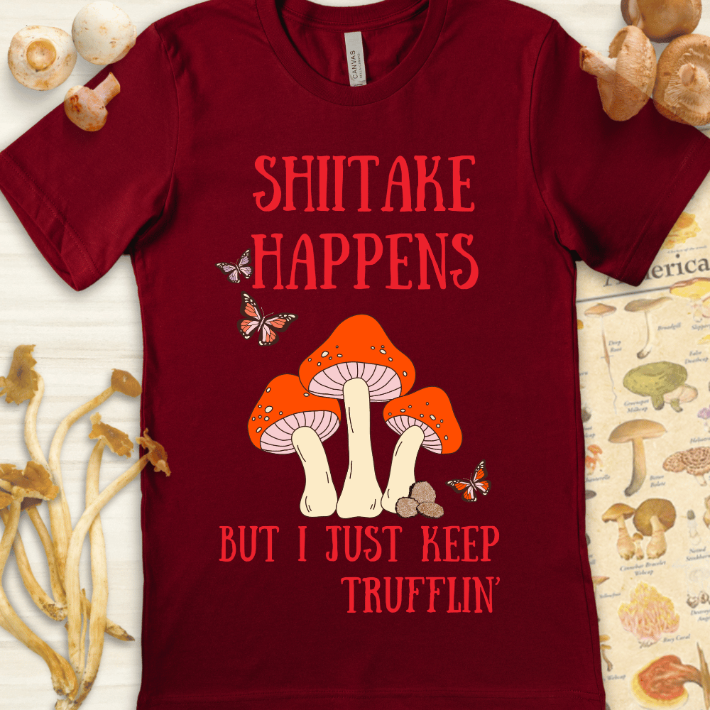Shitake Trufflin' Tee Red