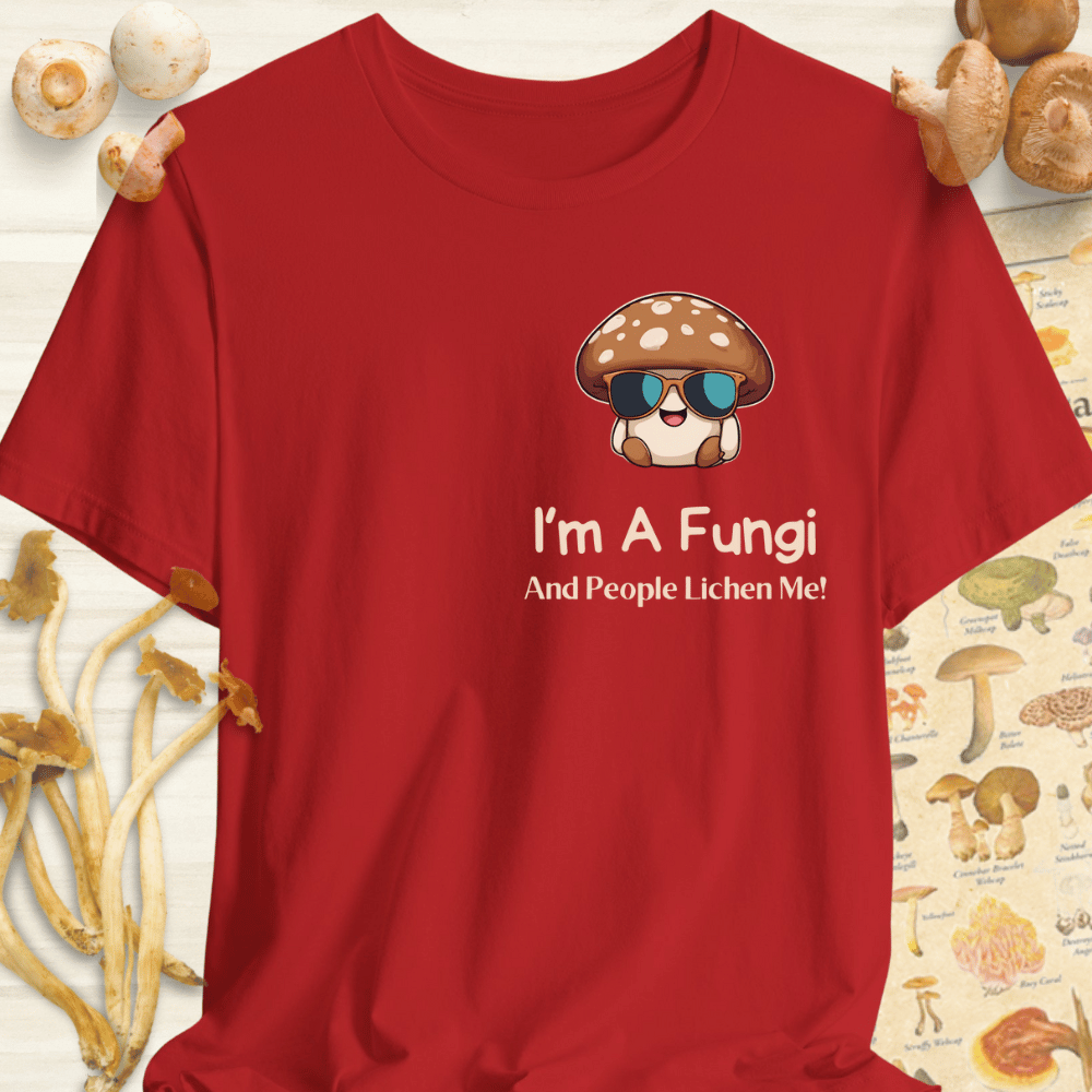 Fungi & People Lichen Me Tee Red