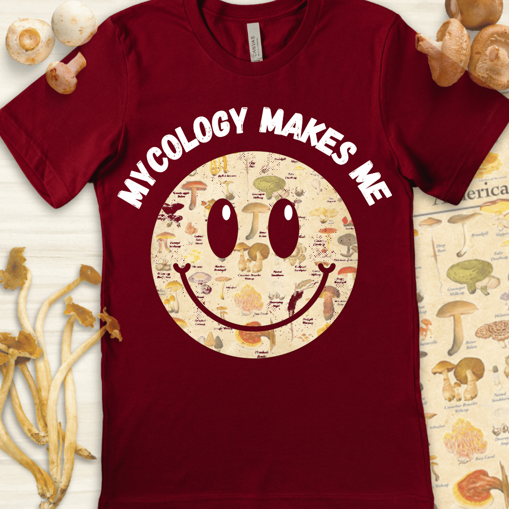 Mycology Makes Me Tee Red