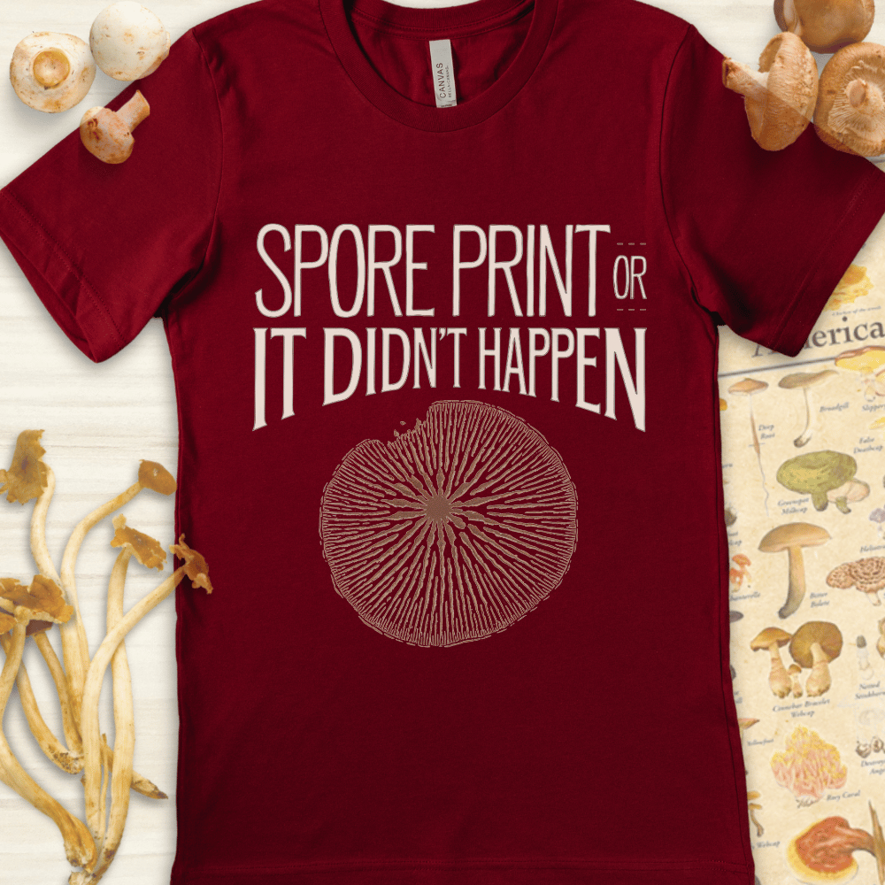 Spore Print Proof Tee Red