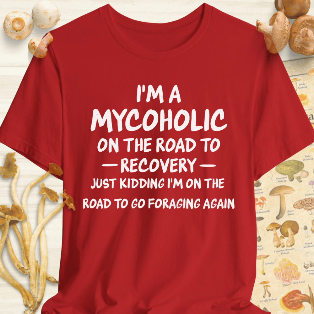 Mycoholic Recovery Tee Red