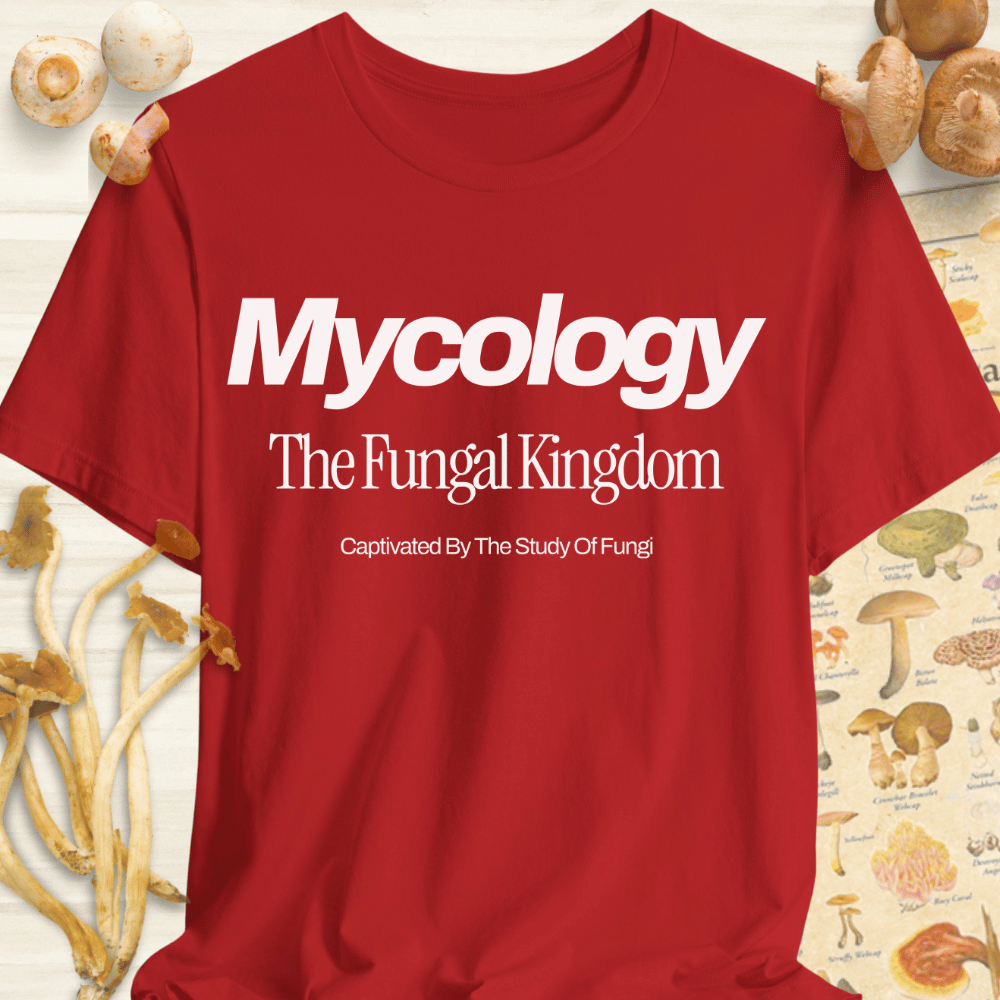 Mycology The Fungal Kingdom Tee Red