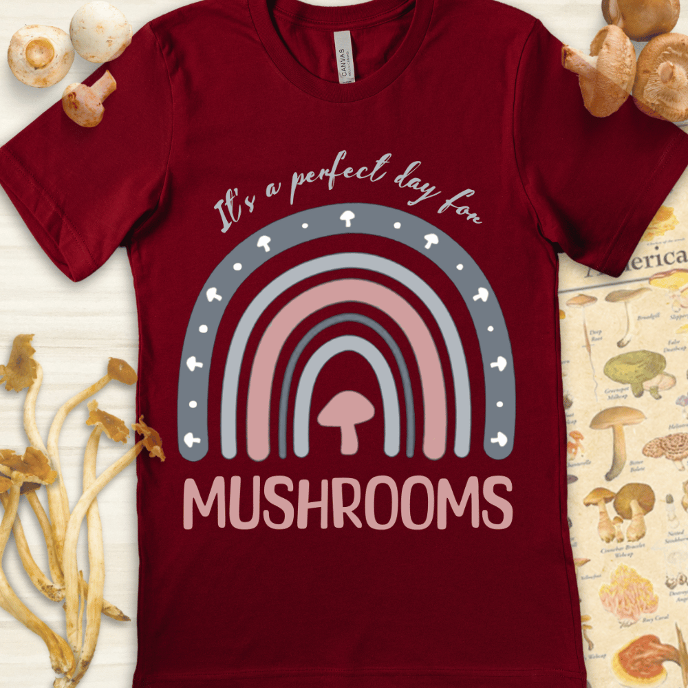 Perfect Mushrooms Tee Red