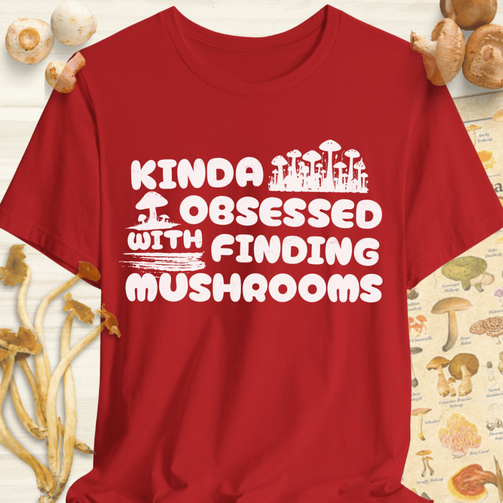 Obsessed Shrooms Tee Red