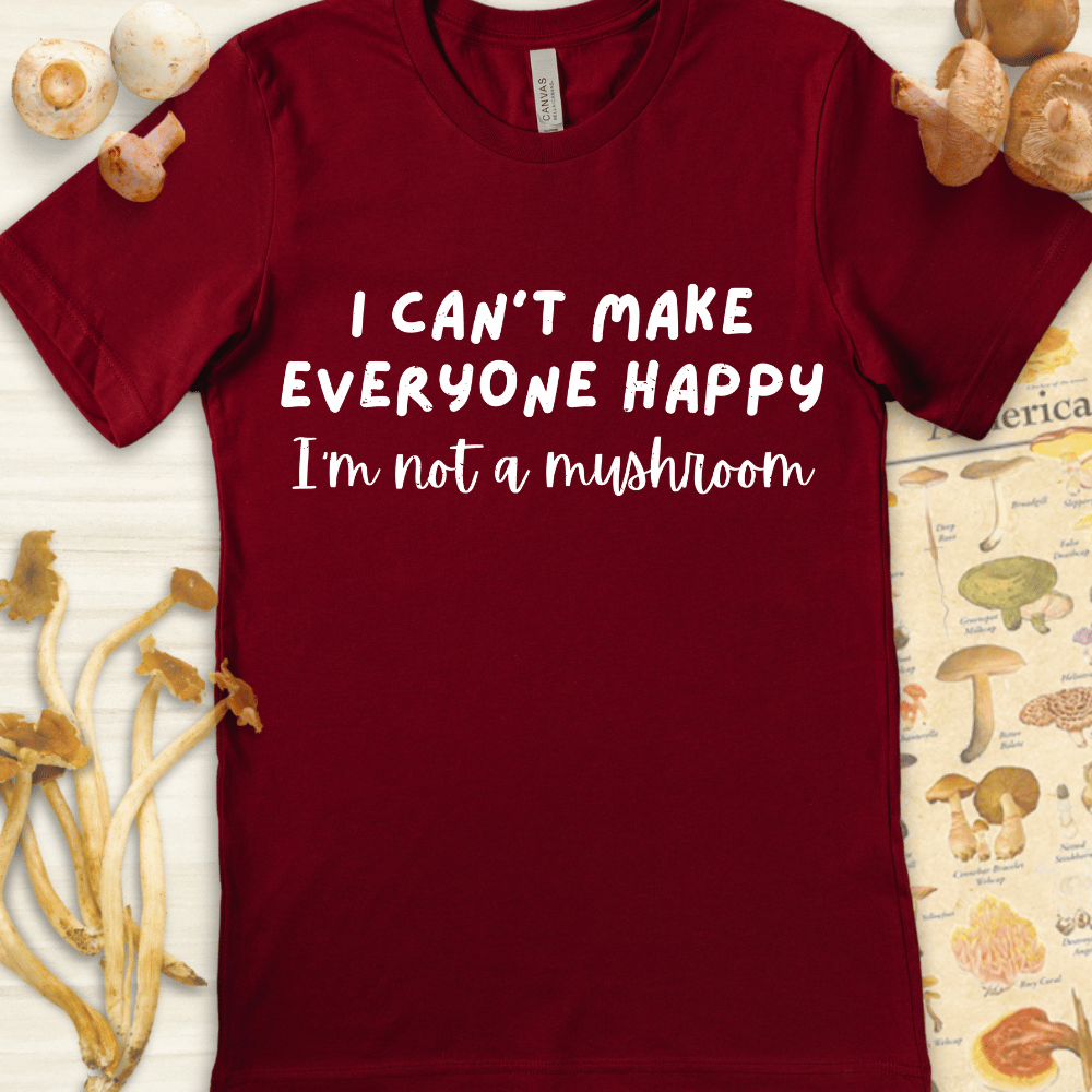Happy Mushroom Tee Red