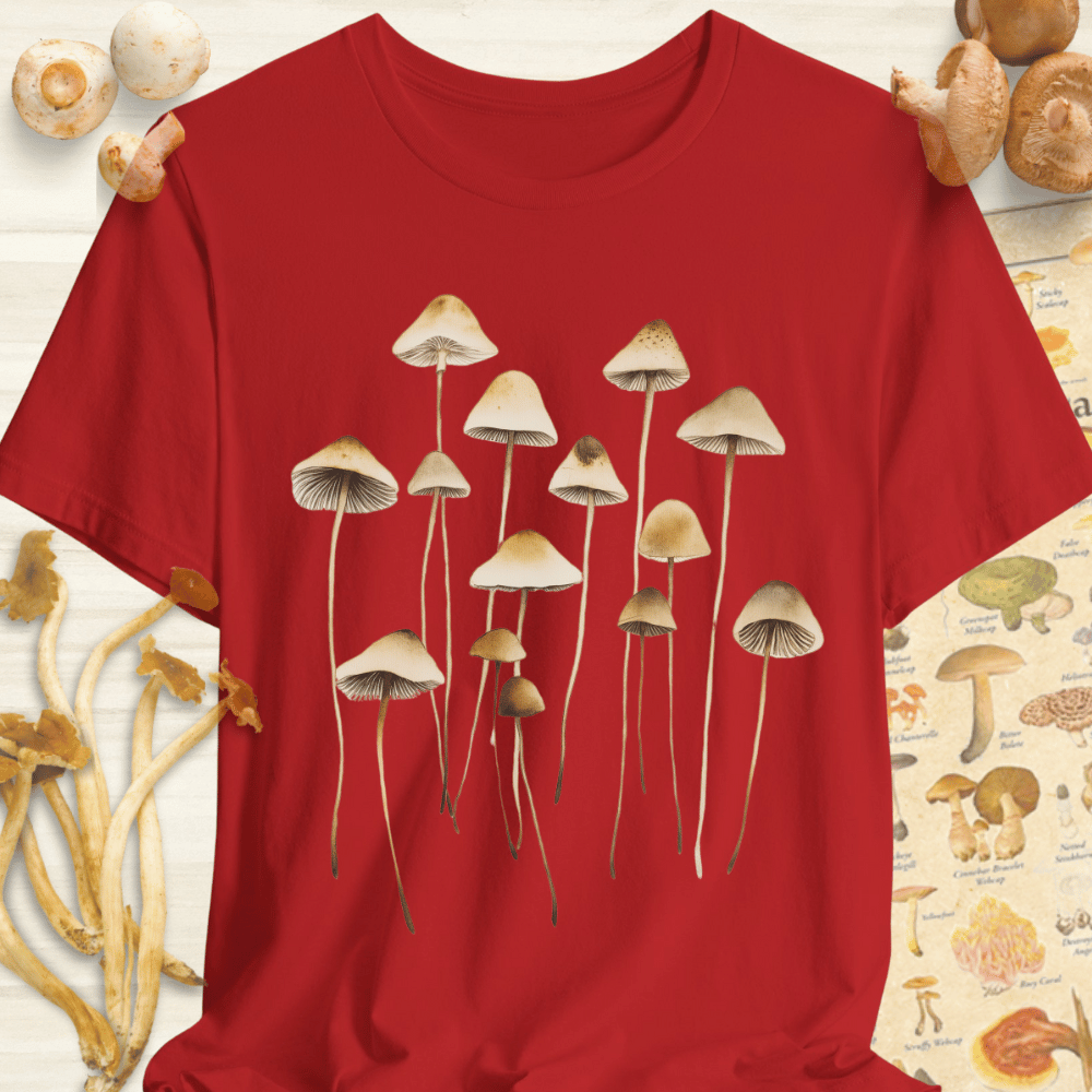 Long Stem Fungi Tee Red