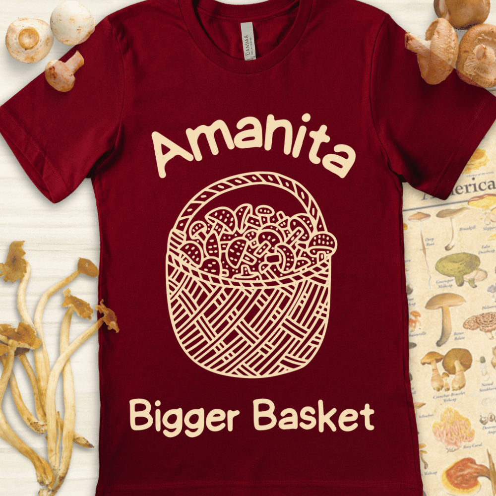 Amanita Basket Tee Red