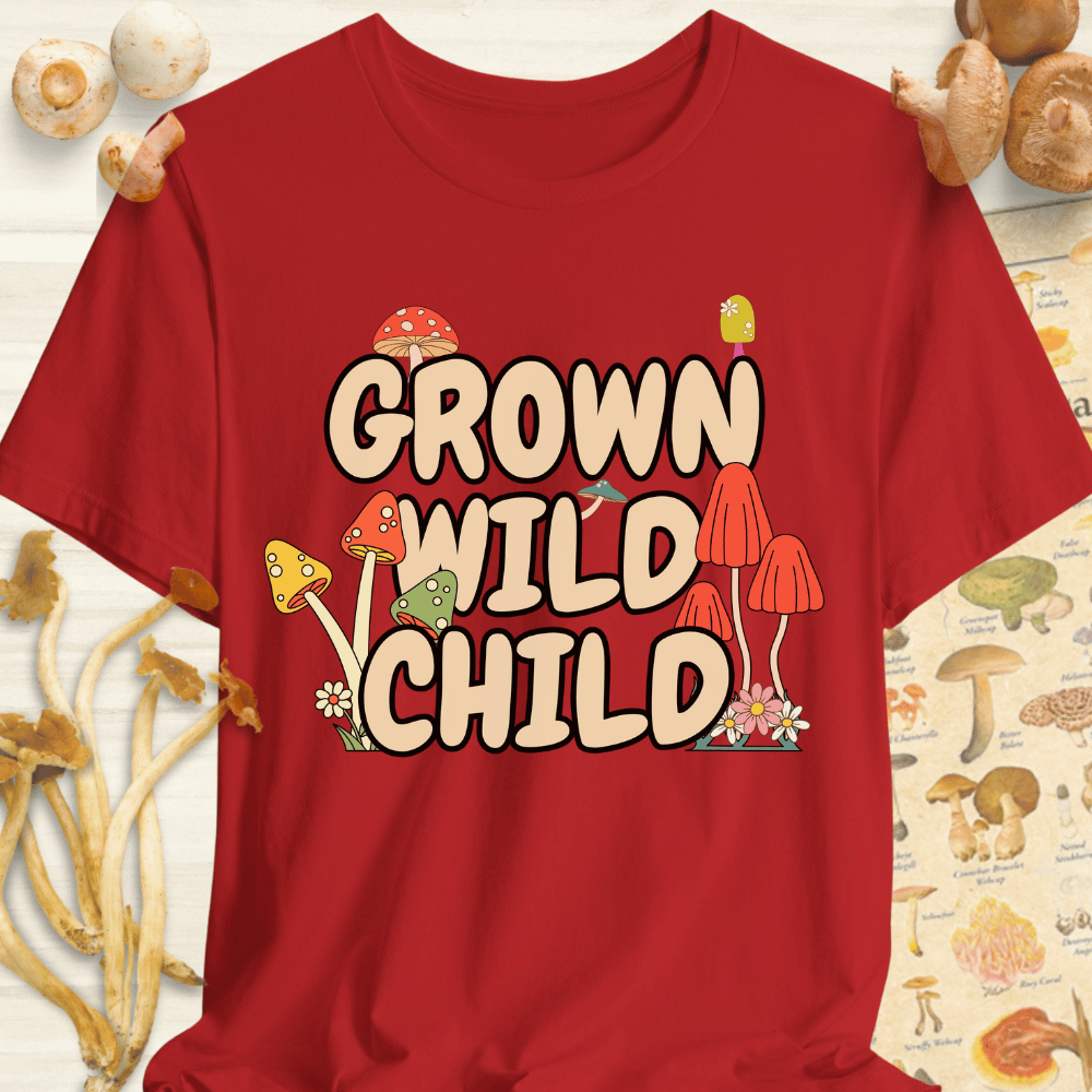 Grown Wild Child Tee Red
